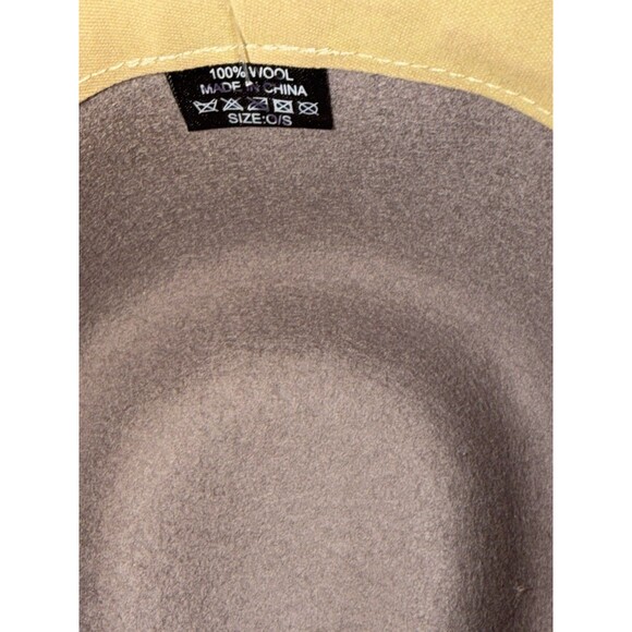 Anthropologie Marlow Rancher Felt Hat Gray Wool Preppy Western One Size New main image 9